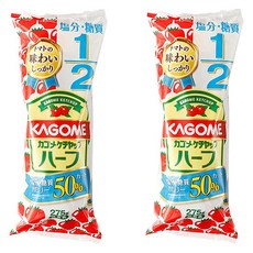 가고메 토마토케첩 하프, 2개, 275g