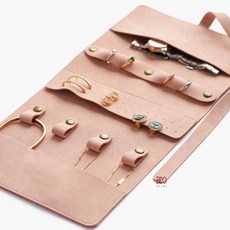 벨벳 장지갑형 쥬얼리 악세사리 보관함 b1190, 1개, 옐로우