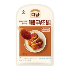 (냉장)다담 매콤두부조림양념140gx10개, 140g, 1세트