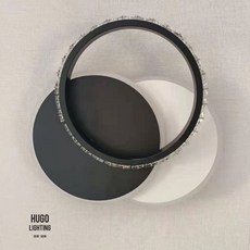 HUGO LIGHTING 雨果·燈飾 LED壁燈，圓圈造型三色變光設計