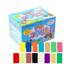탤런트 최고급 고무찰흙 컬러찰흙 15색 (20개입), 단품