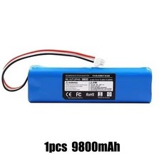 XiaoMi Lydsto R1 충전식 리튬 이온 배터리 로봇 진공 청소기 용량이있는 팩 용 정품 12800mAh, 9800mAh
