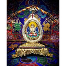 極珍貴舍利總集甘露寶印製淨業滅罪 精工 彩繪 金剛薩埵 嘎屋, 1個
