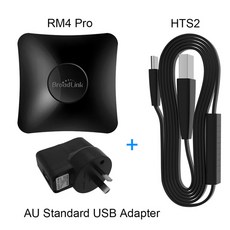 2025 BroadLink RM4 Pro 스마트 IR WiFi 스위치 범용 원격 제어 컨트롤러 HTS2 센서 작동 Alexa Google Hom, 01 AU RM4 PRO HTS2, 1개