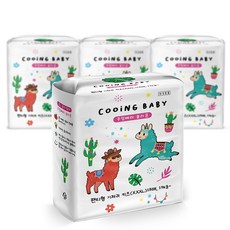Cooing 베러 놀라운 팬티형 기저귀 아동용, 점보형 이상(3XL), 72매