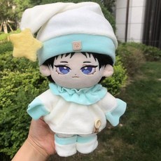 베이비돌옷 인형옷 20cm 치수 잠옷 드레스 세트 아이돌인형 봉제인형 꾸미기 애착인형옷, 20cm 인형 전용 (옷만), 녹색 세트 (상의하의신발모자)