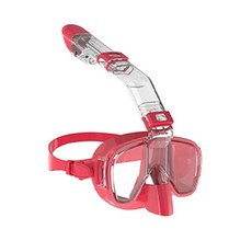 JS 스노클링 풀페이스 마스크 유해물질 검사 완료 VER 3.0, 핑크