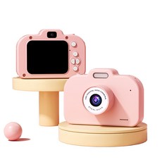 스틸덕 아이뽀또 토이 디지털 카메라 어린이 키즈 C타입, 핑크+32GB메모리