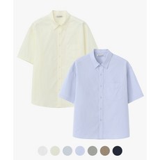 수아레 SUARE 페이퍼 코튼 하프 셔츠 (스탠다드or크롭) - 14 COLOR SBE2SH09MSBE2SH10M 164208