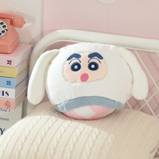 짱구는 못말려 짱구 헤어캡 헤어밴드 드라이 머리 세면 세안 머리띠 수면캡 액션가면 흰둥이, 1개, C