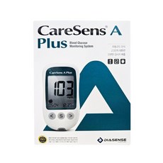 케어센스A 혈당측정기(측정기+채혈기+채혈침10개+검사지10개), 1개, GM01VAE
