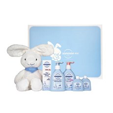 德國珊諾 sanosan baby re:mind 大耳兔潤膚保養彌月禮盒, 1組