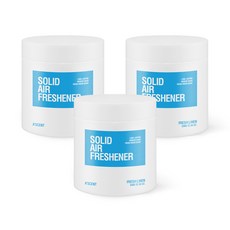 에이센트 고체 탈취제 프레쉬린넨, 3개, 350g