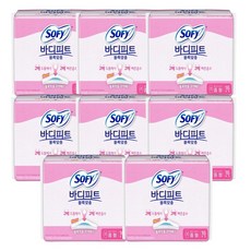 쏘피 바디피트 볼록맞춤 생리대 날개형, 중형, 16개입, 8개