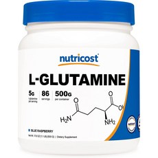 Nutricost 蛋白質保健食品粉, 藍樹莓, 1罐, 500g