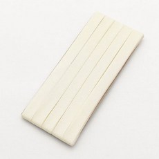 패션스타트 앙앙 코튼캔디 바이어스테이프 10mm 내추럴아이보리 1개입, 1개