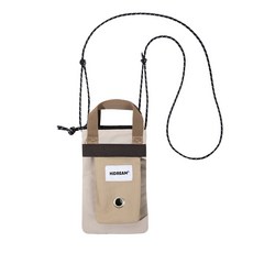 HiDREAM寵生幾何 寵物文青風隨行收納小包 撿便袋 手機袋 寵物外出 訓犬, 牛乳棕, 1個