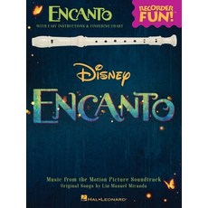 (영문도서) Encanto: Music from the Motion Picture Soundtrack Arranged for Recorder Paperback, Hal Leonard Publishing Corp..., English, 9781705169179