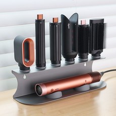 라임리빙 다이슨 에어랩 거치대 코안다2x 호환 6구, 그레이, 1개