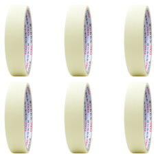 [당일발송] 마스킹테이프 아이보리 24mm X 10M(6개입), 6개