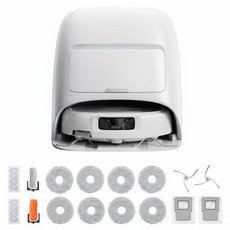 DJI ROMO S 로봇청소기 + 액세서리 키트 세트, 화이트(청소기), 단일색상(키트), CR8F