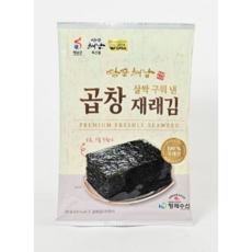 형제만호돌김 땅끝해남 구운 곱창 재래김(5매), 20g, 10개