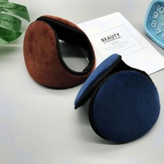 귀덮개 남성 귀마개 여성 방한 따뜻한 겨울 귀도리, 블랙