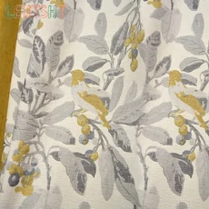 프랑스산 셔닐 자카드 커튼 (거실 침실 다이닝룸용) 암막 오뜨 꾸뛰르 윈도우 커튼 맞춤 사이즈 장식