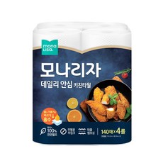 모나리자 데일리 안심 키친타올 140매, 4개입, 1개
