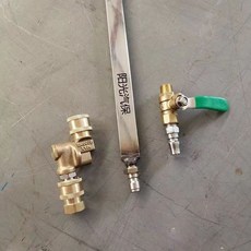 汽車水箱免拆清洗工具，強力除塵去污，新一代水箱面拆洗工具, 1個, 60厘米水氣兩用水箱清洗工具一套