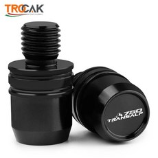 오토바이 알루미늄 후면보기 미러 구멍 플러그 나사 캡, 1개, 5. 검정색