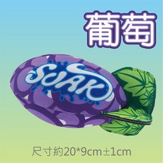 西瓜造型兒童漂浮球 趣味水上玩具 輕巧易攜帶 柔軟安全材質 訓練手眼協調, 葡萄, 1個, 20cm