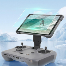 써니라이프 Dji RC PRO2 액정보호 강화유리필름 매빅4프로 드론 조종기 악세사리, 1세트, 투명