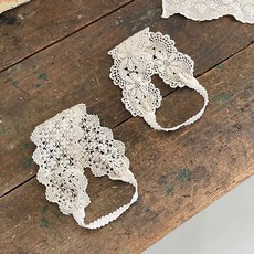 오렌KC 리아헤어밴드<br><크림A(와이드작은꽃)/크림B(큰꽃)><br>*FREE*