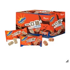 阿華田 一口脆 五穀杏仁/米蛋白穀物雙口味 48入組, 1個