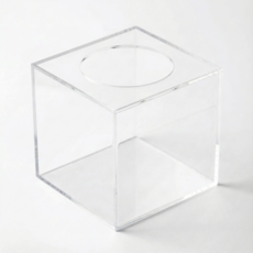 아르비 아크릴 투명 응모함 추첨함 박스, 1개, 투명 정사각 15cm