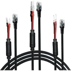 레이더 감지기 하드와이어 전원 코드 미러 와이어 플러그 탭 인라인 퓨즈 홀더 포함 Cobra Escort Beltroncs Unden Whstler Valentne One, RJ11-13.6''