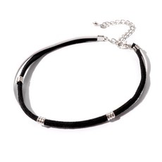 [나루] 가죽 가죽 코드 앵클릿 남성 여성 쌍 어울리는 커플