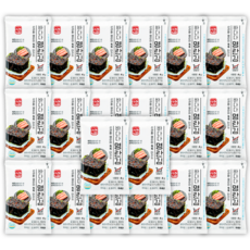 바다다 하동녹차 김서방 명란김 도시락 조미김 6장 20봉, 20개, 4g