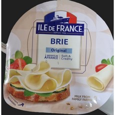 일드 프랑스 브리 슬라이스 치즈 (150g x 2팩) 보냉포장 코스트코 샌드위치 치즈 ILE DE FRANCE BRIE SLICES, 1세트, 300g