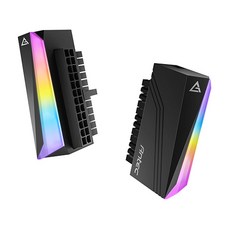 Antec ATX 24핀 90도 ARGB 어댑터 (블랙) 변환젠더/기타-기타 변환젠더, 1개, 선택1
