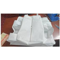 新款嬰兒牀收納袋牀頭掛袋牀邊儲物袋收納袋尿布可水洗置物袋, 1個, 淺灰色