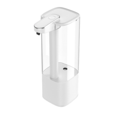 自動感應電動皂液器 USB充電 家用出液器, 白色, 1個
