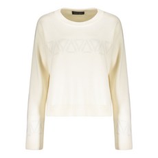 에르노 크루 넥 크롭 스웨터