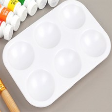 만보샵 6구 미술용 미니 팔레트 휴대용