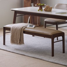 파로마 조앤 3인용 원목 벤치의자 1400, 월넛, 월넛, 1개