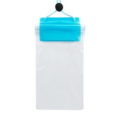 GliTTER 全透視防潑水手機袋, 1個, 藍色