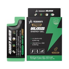 국대이야기 에너지젤 서스캐브 HBCD 탄수화물 팔라티노스 디카페인 파워젤 40g 10포, 400g, 1세트