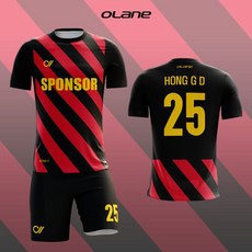 오레인 족구 전사유니폼 JGJS002 레드