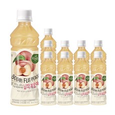 웅진 자연은 납작복숭아, 340ml, 10개